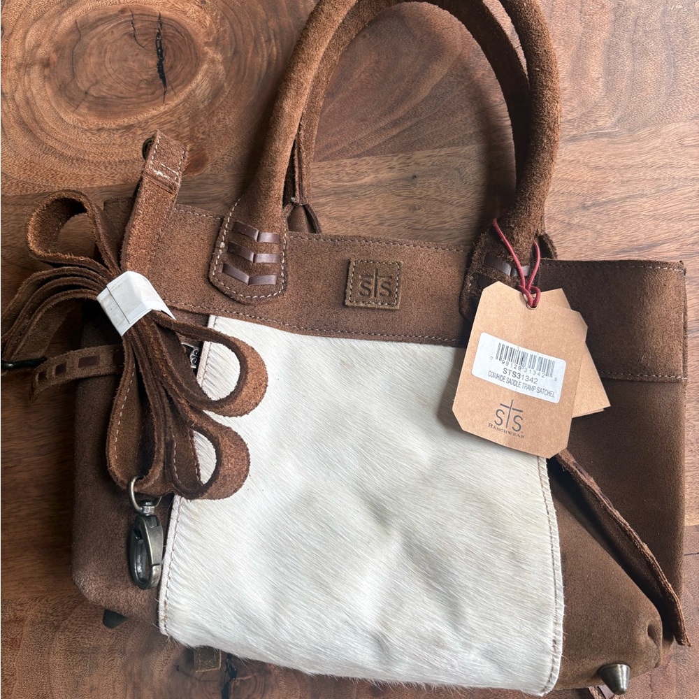STS Ranchwear Brown and Cream Women's Bag